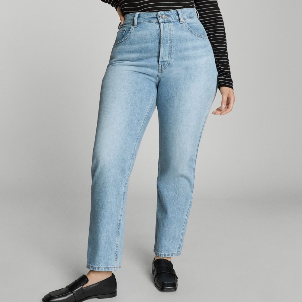 Everlane curvy 90’s cheeky straight jeans